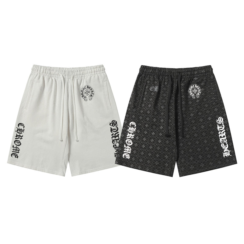 Chrome Hearts Distressed Cotton Shorts | Luxury Streetwear