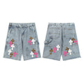 Chrome Hearts Distressed Denim Jeans | Stretch Tapered Fit