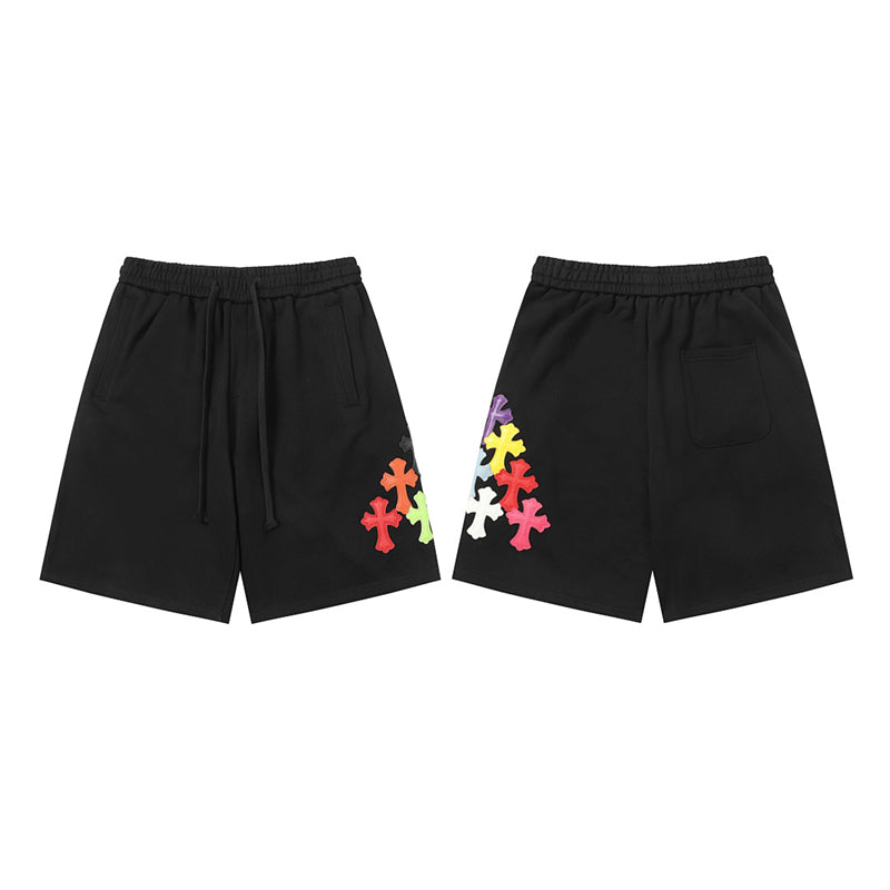Chrome Hearts Distressed Cotton Shorts | Luxury Streetwear