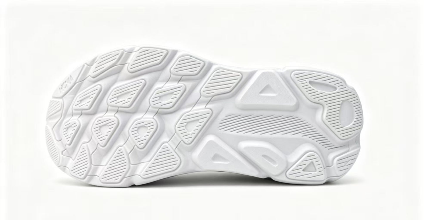 HOKA ONE ONE Clifton 9 – All White | Lightweight Cushion Running Shoes