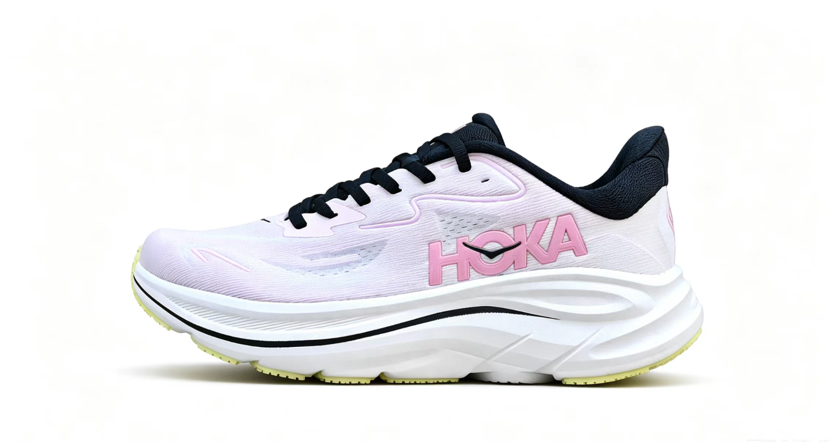 HOKA ONE ONE Clifton 10 – Lightweight Lavender & Black Runner