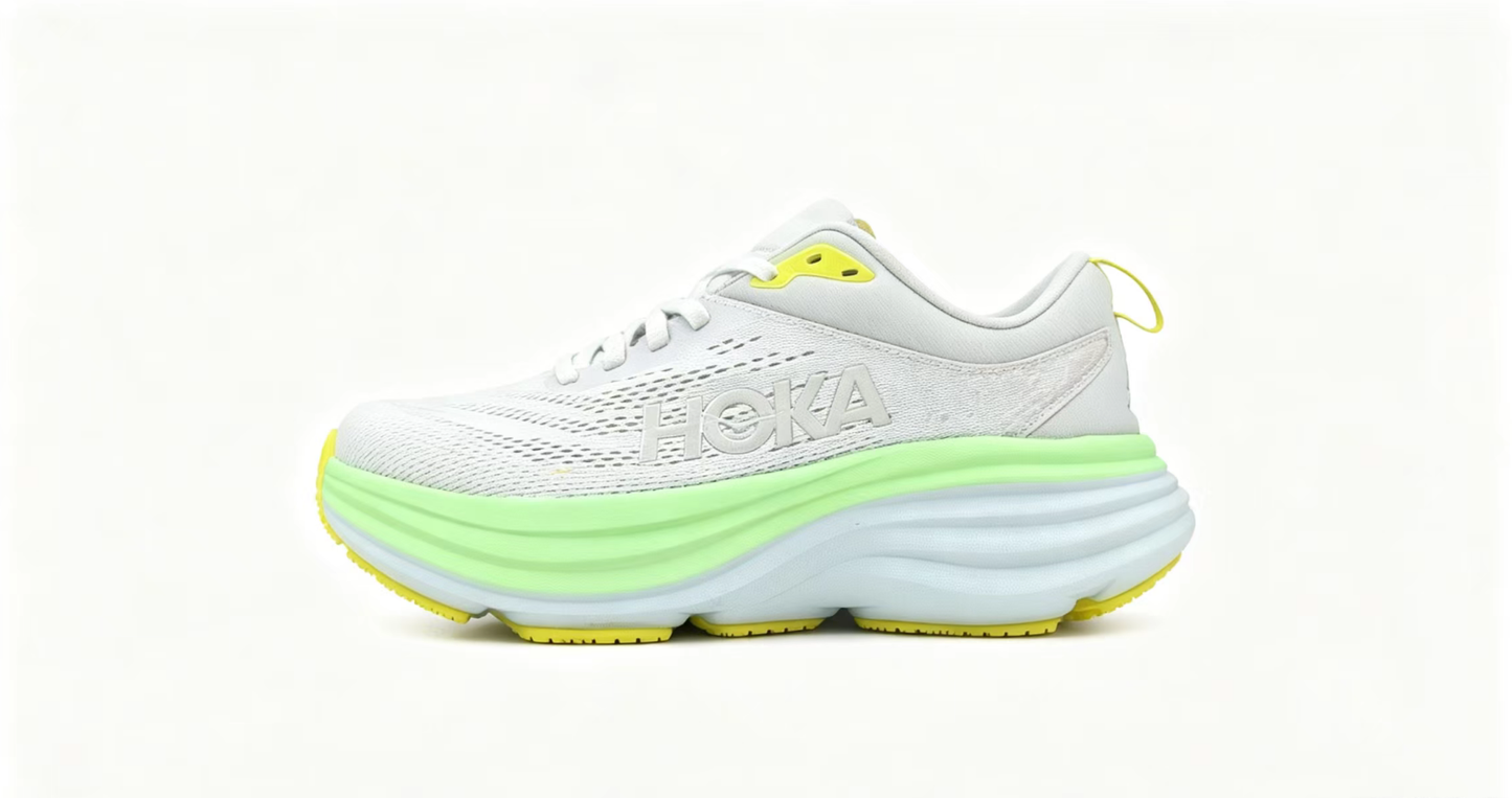 HOKA ONE ONE Bondi 8 “Graphite Grey / Coral Burst” Running Shoes