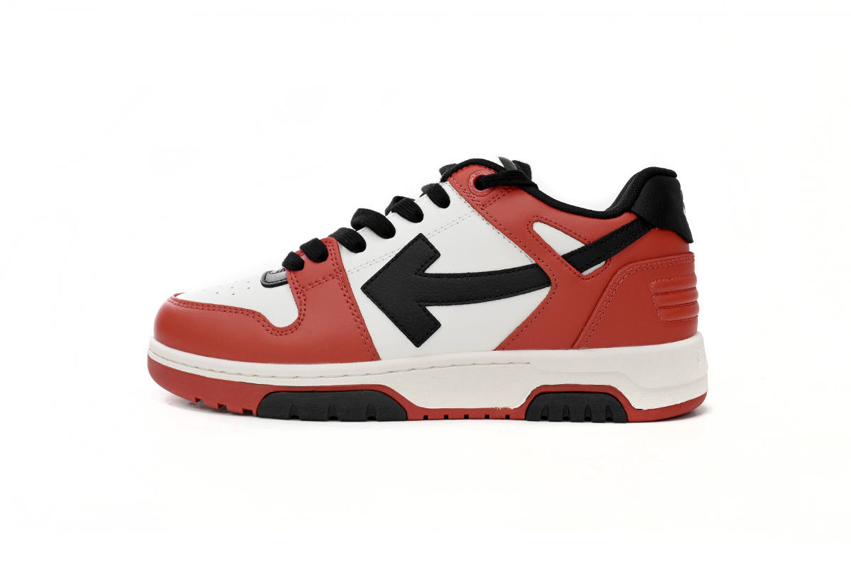 OFF-WHITE Out Of Office White, red, and Black