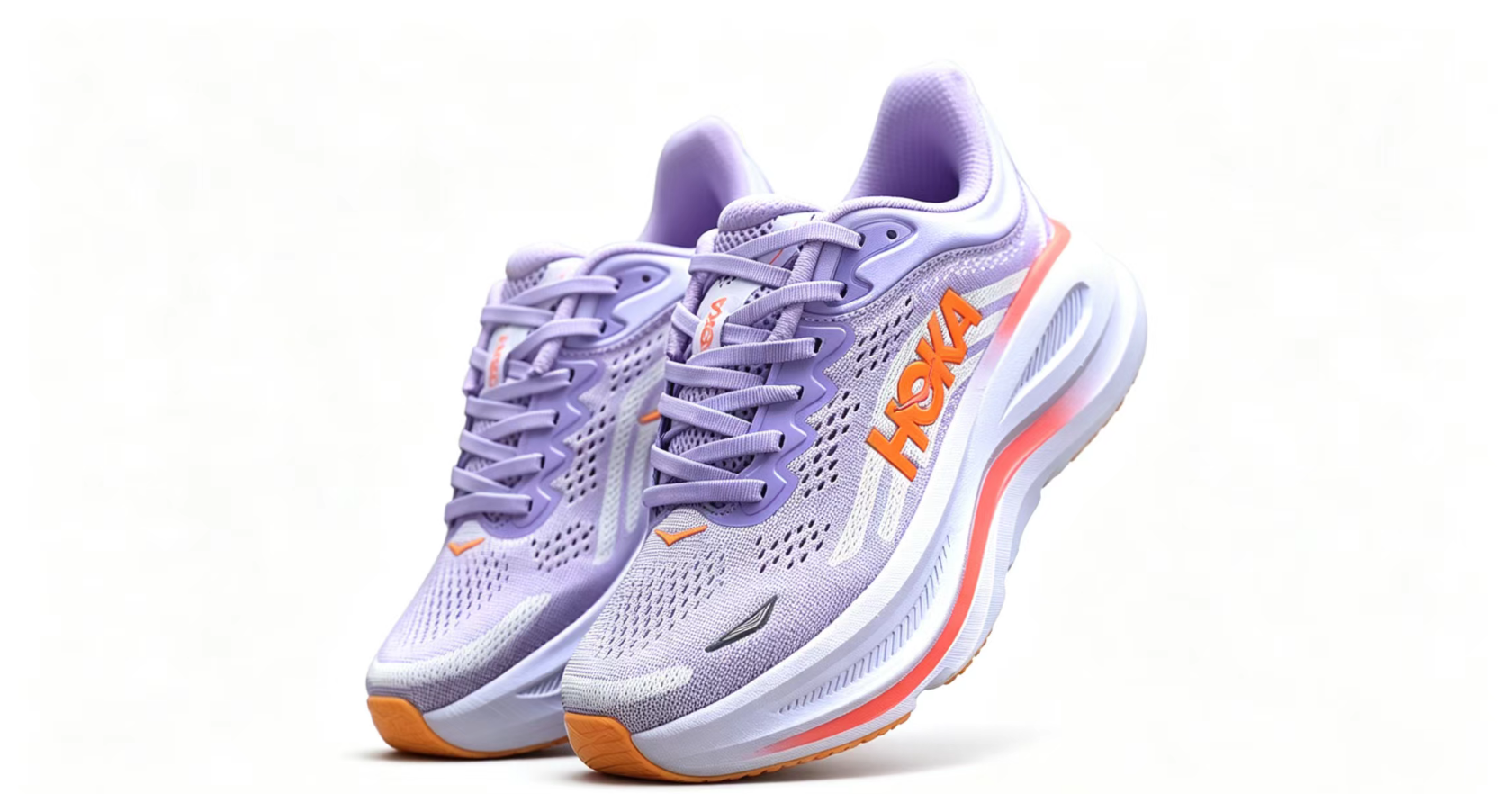 HOKA ONE ONE Bondi 9 – Ultra-Cushioned Lilac Runner