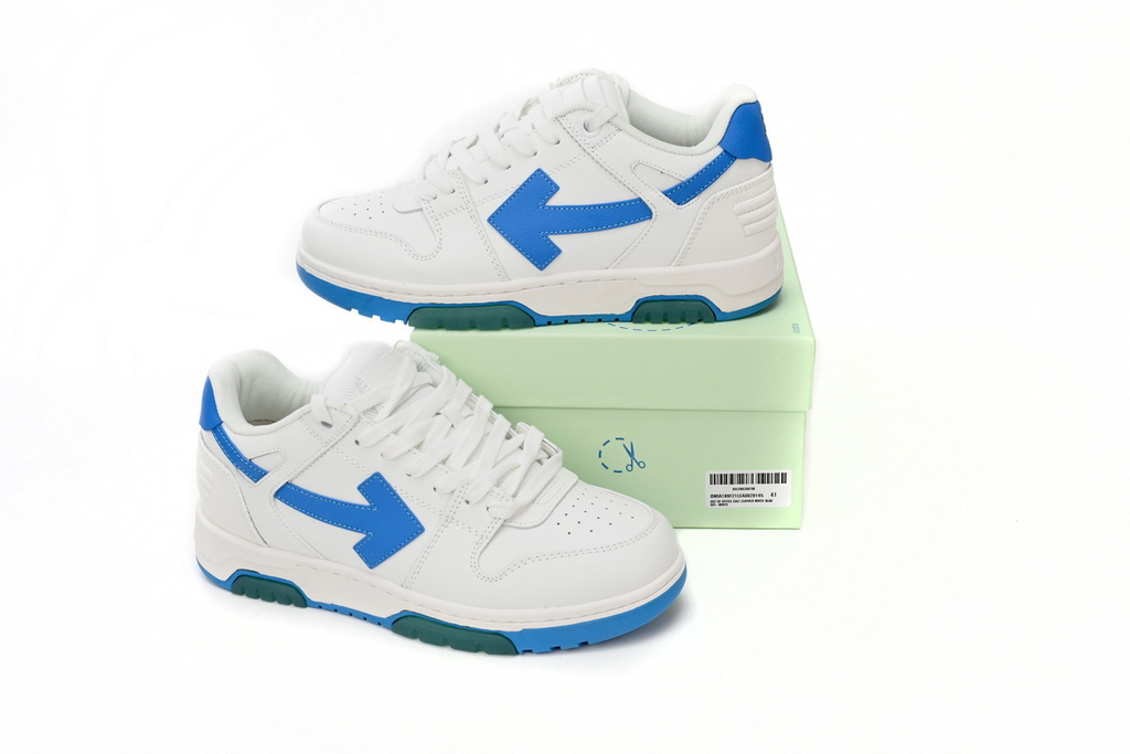 OFF-WHITE Out Of Office White Lake Blue