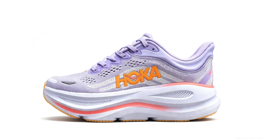 HOKA ONE ONE Bondi 9 – Ultra-Cushioned Lilac Runner