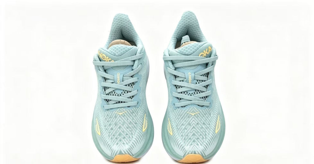 HOKA ONE ONE Clifton 9 Mint Green White Running Shoes