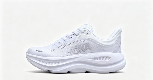 HOKA ONE ONE Bondi 9 – Ultra-Cushioned All-White Runner