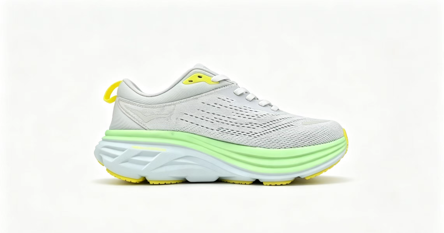 HOKA ONE ONE Bondi 8 “Graphite Grey / Coral Burst” Running Shoes
